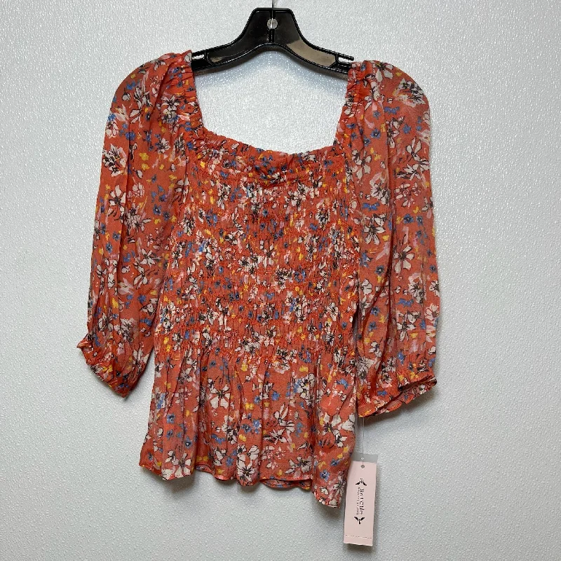 Peach Top Short Sleeve Nanette Lepore, Size S