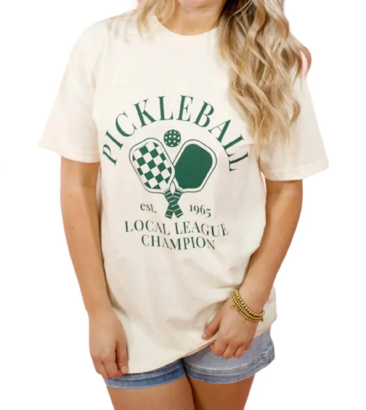 Pickleball Shirt In Ivory