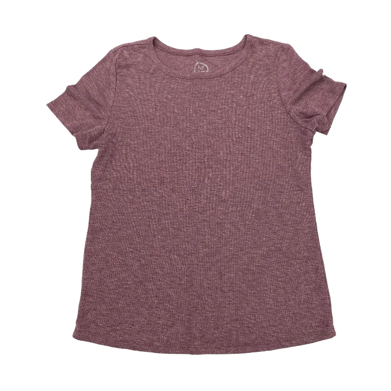 PURPLE MAURICES TOP SS BASIC, Size M