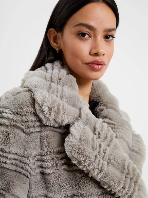 Daryn Faux Fur Short Coat