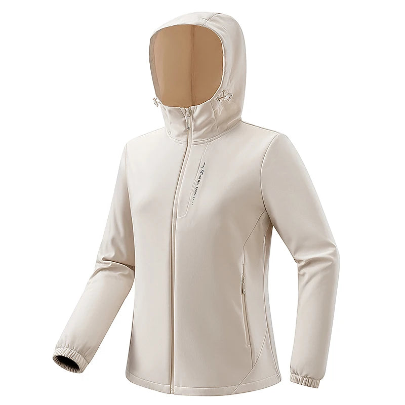 Fleece Softshell Jacket Women Waterproof Warm Windbreaker Hiking Camping Climbing Skiing Raincoat Winter Jackets For Women