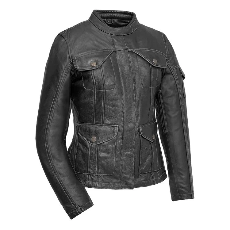 Outlander - Women's Motorcycle Leather Jacket