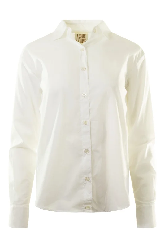 A Shirt Thing Ondine Blouse in White