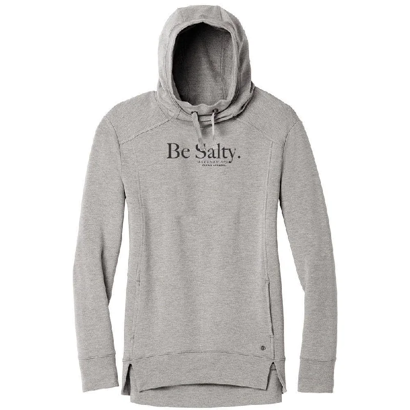 Ladies Premium Fleece Hoodie / Grey / XS