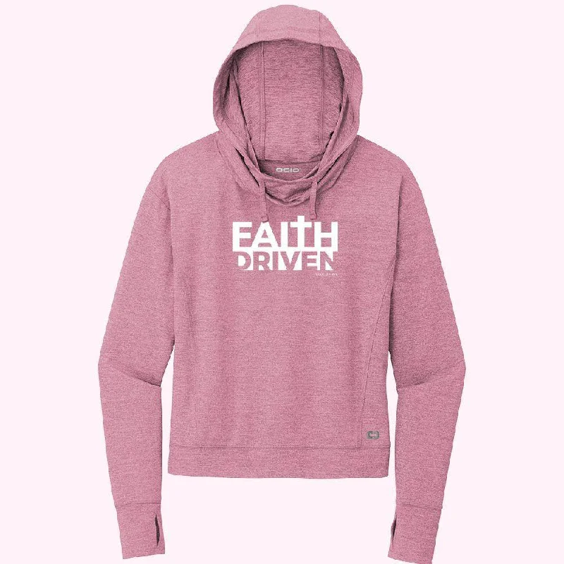 Ladies Performance Hoodie / Lilac Heather / XS