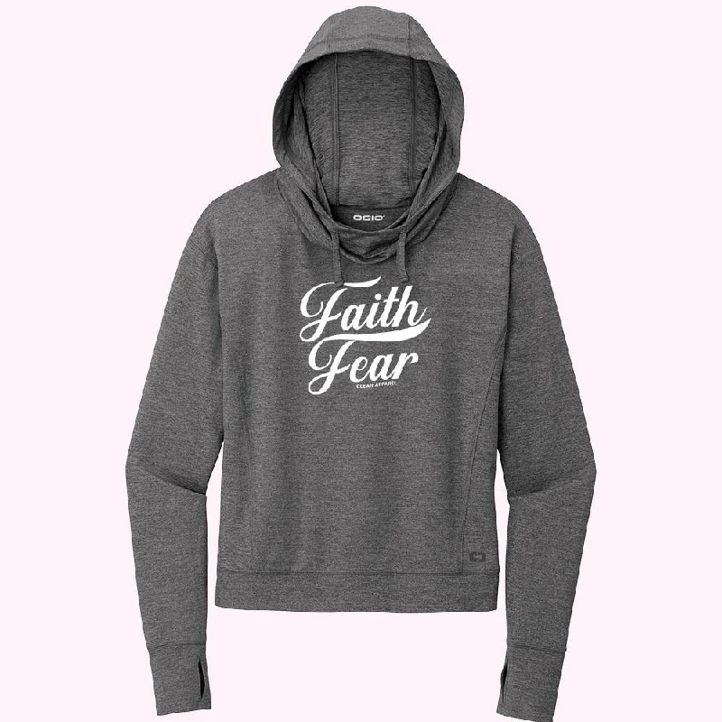 Ladies Performance Hoodie / Grey Heather / XS