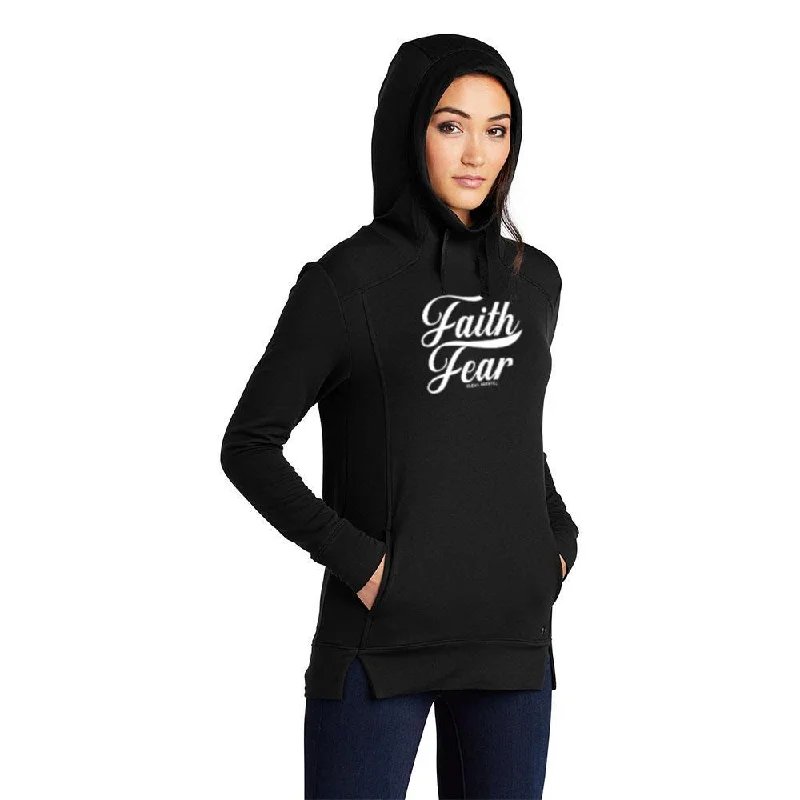 Ladies Premium Fleece Hoodie / Black / XS