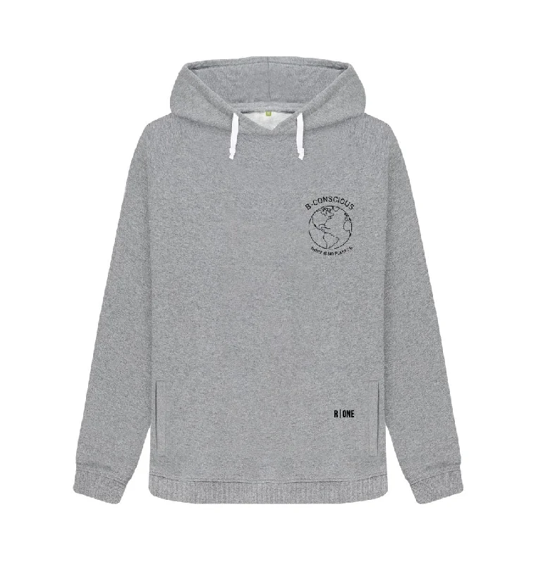 B-Conscious Organic Cotton Hoodie | Grey