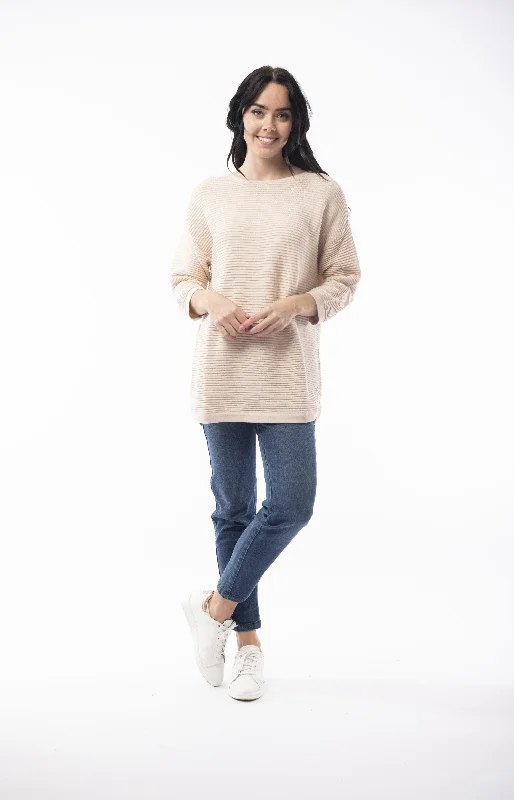 Orientique Rib Knit Cotton Top (Many Colours)