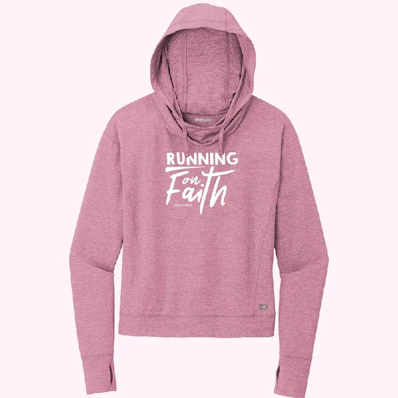 Ladies Performance Hoodie / Lilac Heather / XS