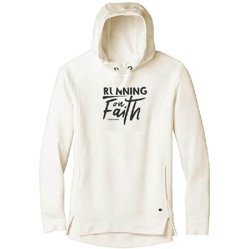 Ladies Premium Fleece Hoodie / Ivory / XS