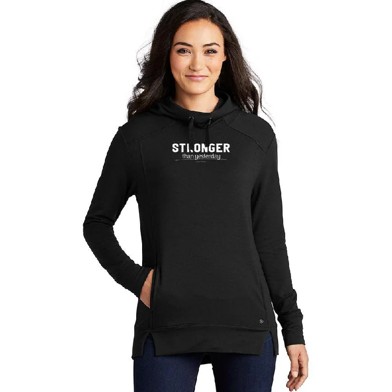 Ladies Premium Fleece Hoodie / Black / XS