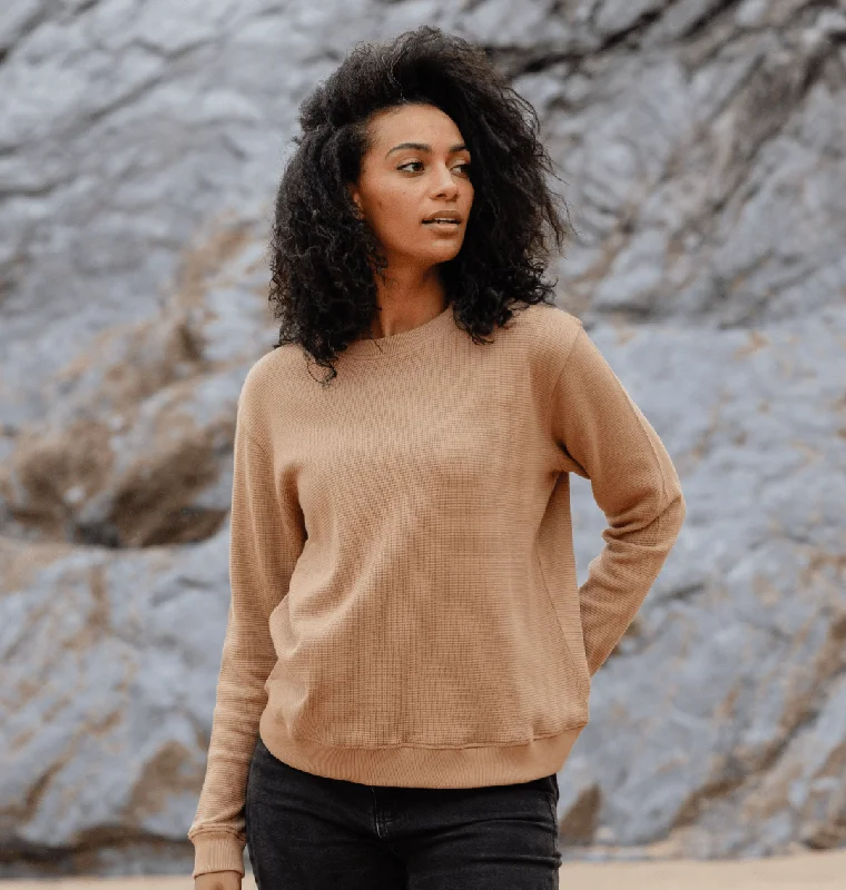 Women's Waffle Knit Jumper