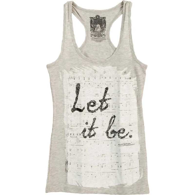 Let It Be Womens Tank