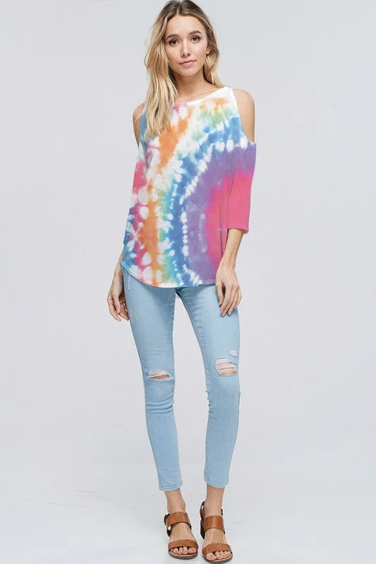 Over The Rainbow Tie Dye Top