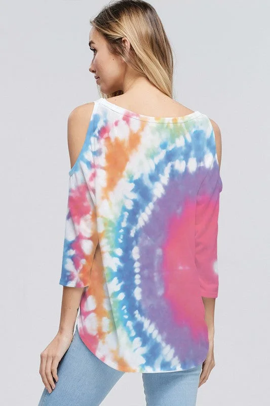 Over The Rainbow Tie Dye Top