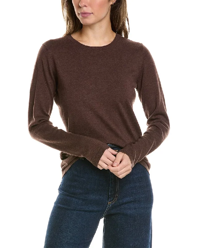 Alashan Cashmere Classic Crewneck Cashmere-Blend Pullover