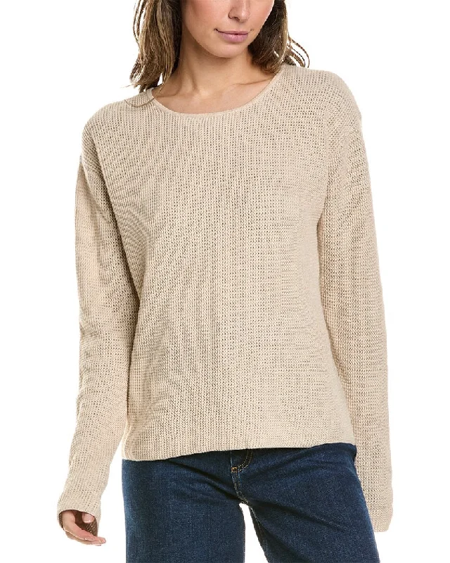 Alashan Cashmere Plaited Reversible Cashmere-Blend Pullover