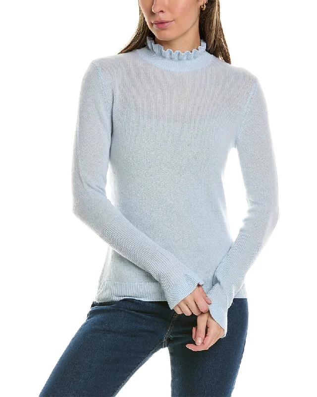 Alashan Cashmere Tee Time Cashmere-Blend 1/2-Zip Pullover