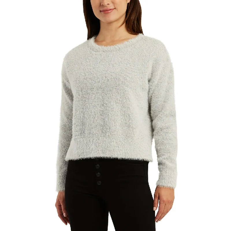 BCX Womens Long Sleeve Textured Pullover Sweater