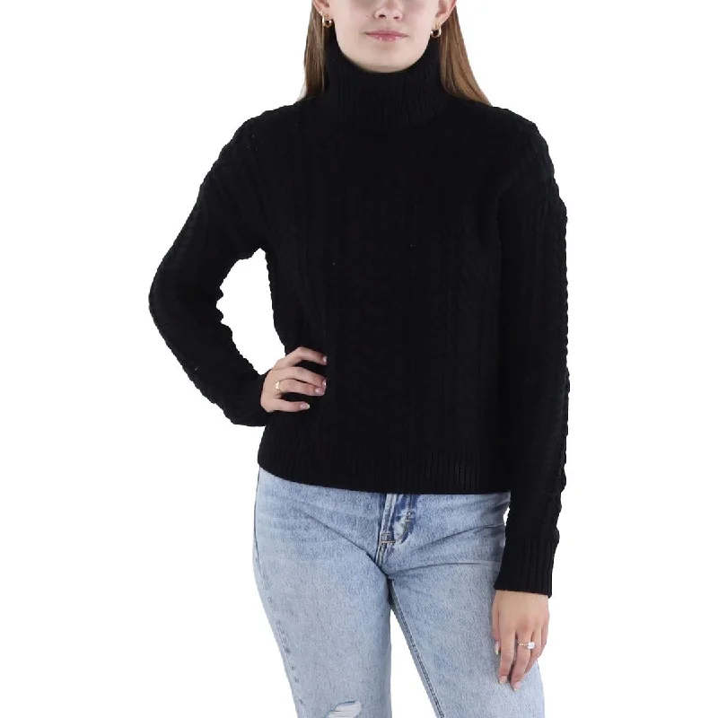 Lauren Ralph Lauren Womens Knit Turtle Neck Pullover Sweater