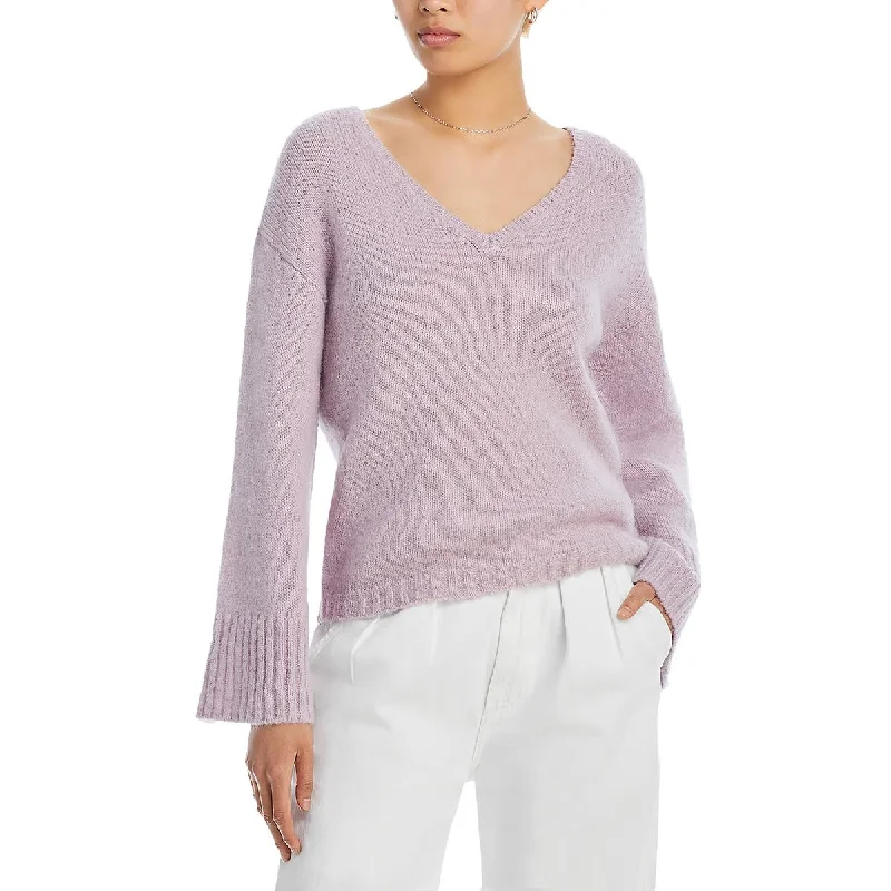 MCB By Malene Birger Womens Cimone Ribbed Wool Pullover Sweater