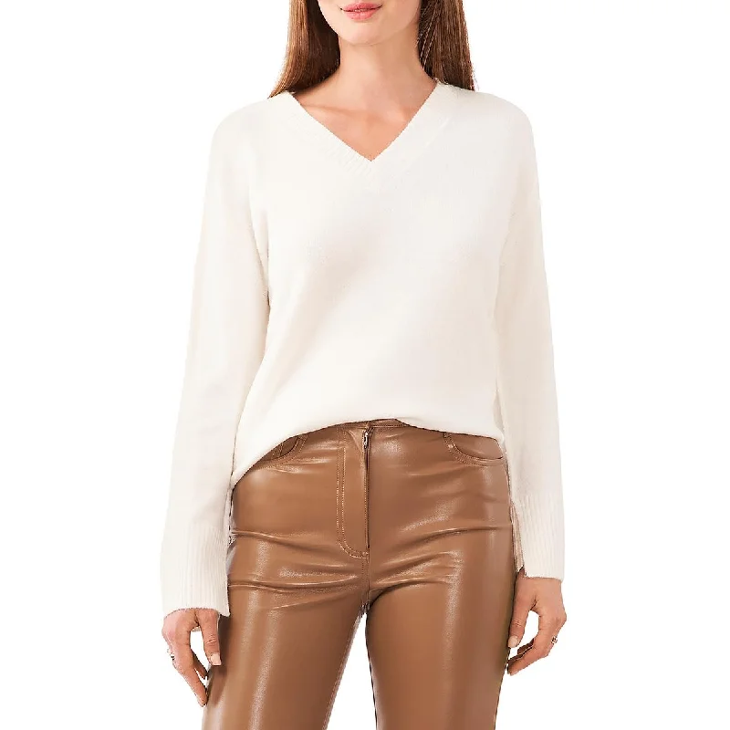 Vince Camuto Womens V Neck Fall Pullover Sweater