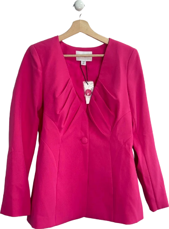 Coast Pink Fitted Blazer UK 10