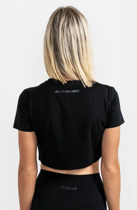 Icon Crop Top - Black