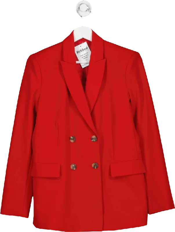 J McLaughlin Red Sumner Blazer UK S