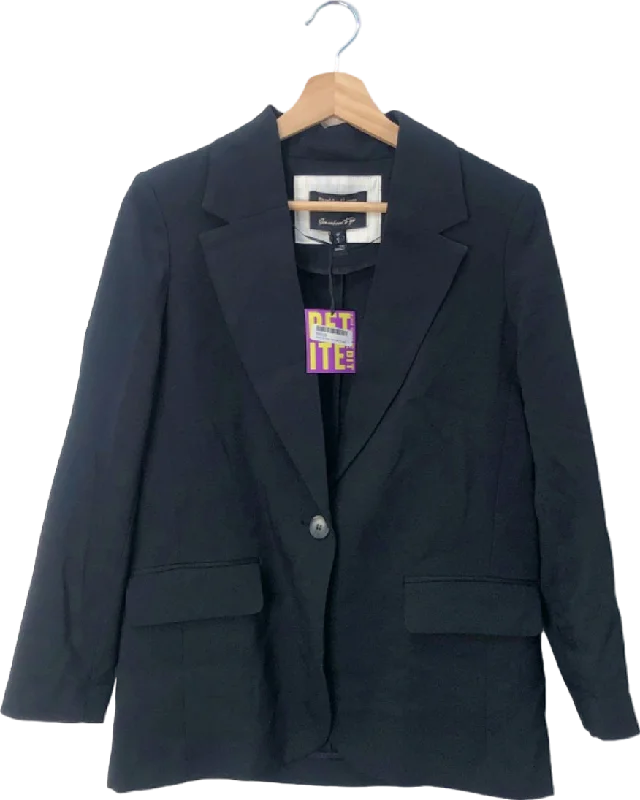 River Island Black Blazer Jacket UK 6