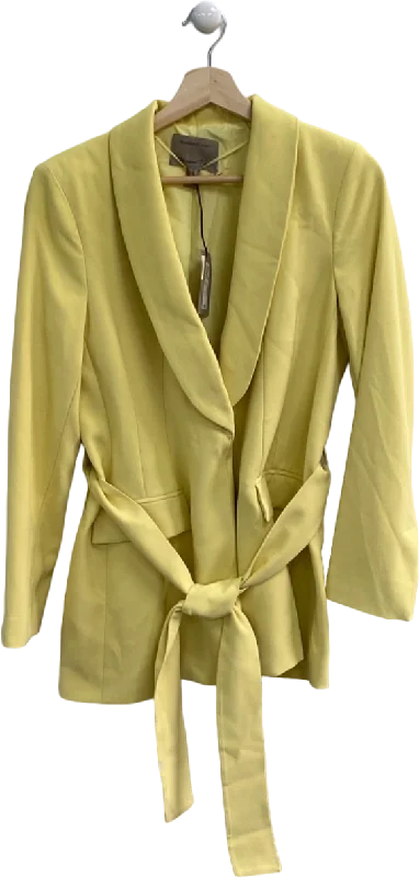 River Island Yellow Light Blazer UK 6