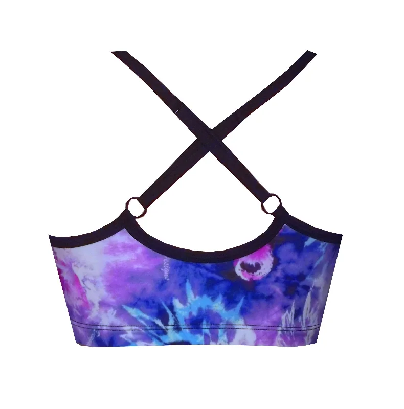 Wet Wildflower Print Crop Top CT2P855