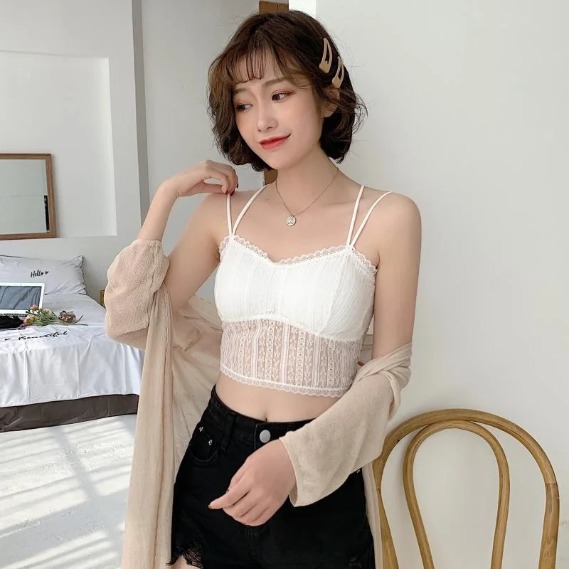 Women's Sweet Lace Pattern Crop Top